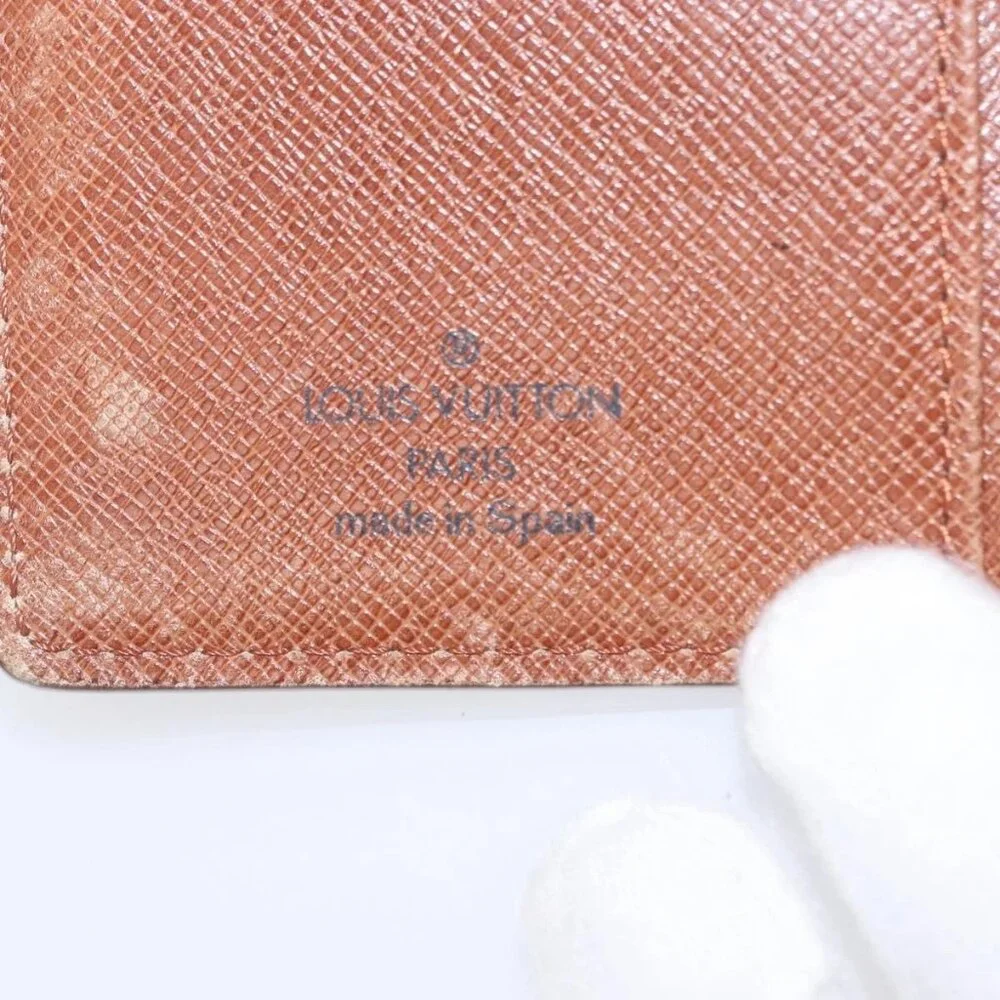 LOUIS VUITTON Epi Agenda PM Day Planner Cover Brown